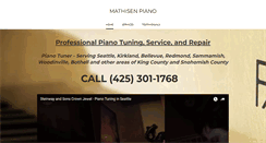 Desktop Screenshot of mathisenpiano.com